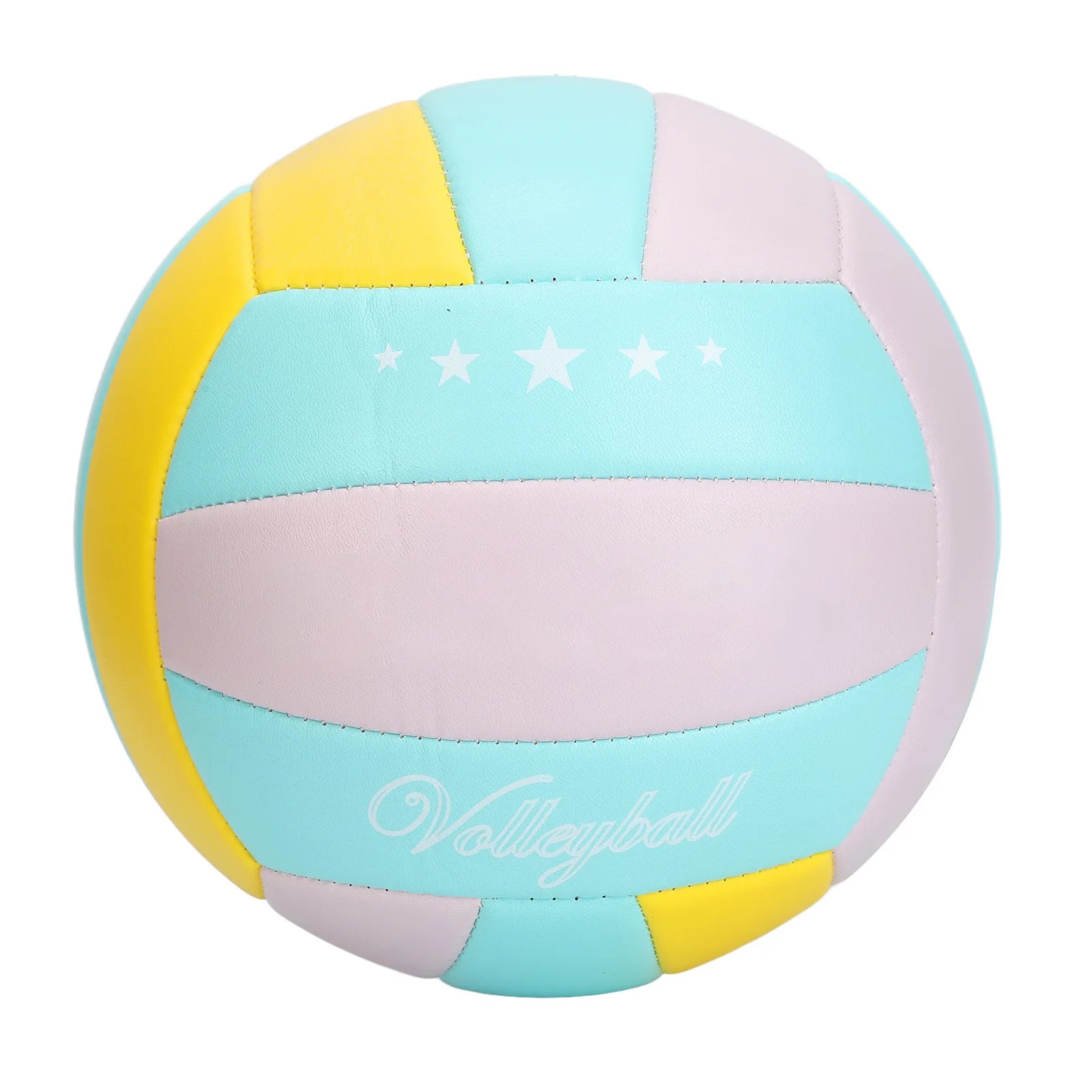 Indoor Outdoor Volleyball Size 5 Training Volleyball Soft High Elasticity Lightweight PVC Indoor Outdoor Volleyball for Pool Gym