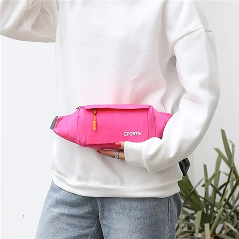 Breast Package Waterproof Outdoor Sports Bag Oxford Pouch Korean-style Waist Fanny Crossbody Male Banana