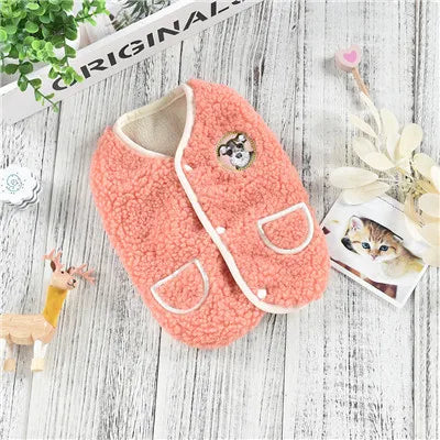 Dog Clothes Winter Fleece Costumes Warm Coat Thing Sleeveless Vest Jacket for Small Medium Large Dogs Apparel Pug Dachshund XXXL