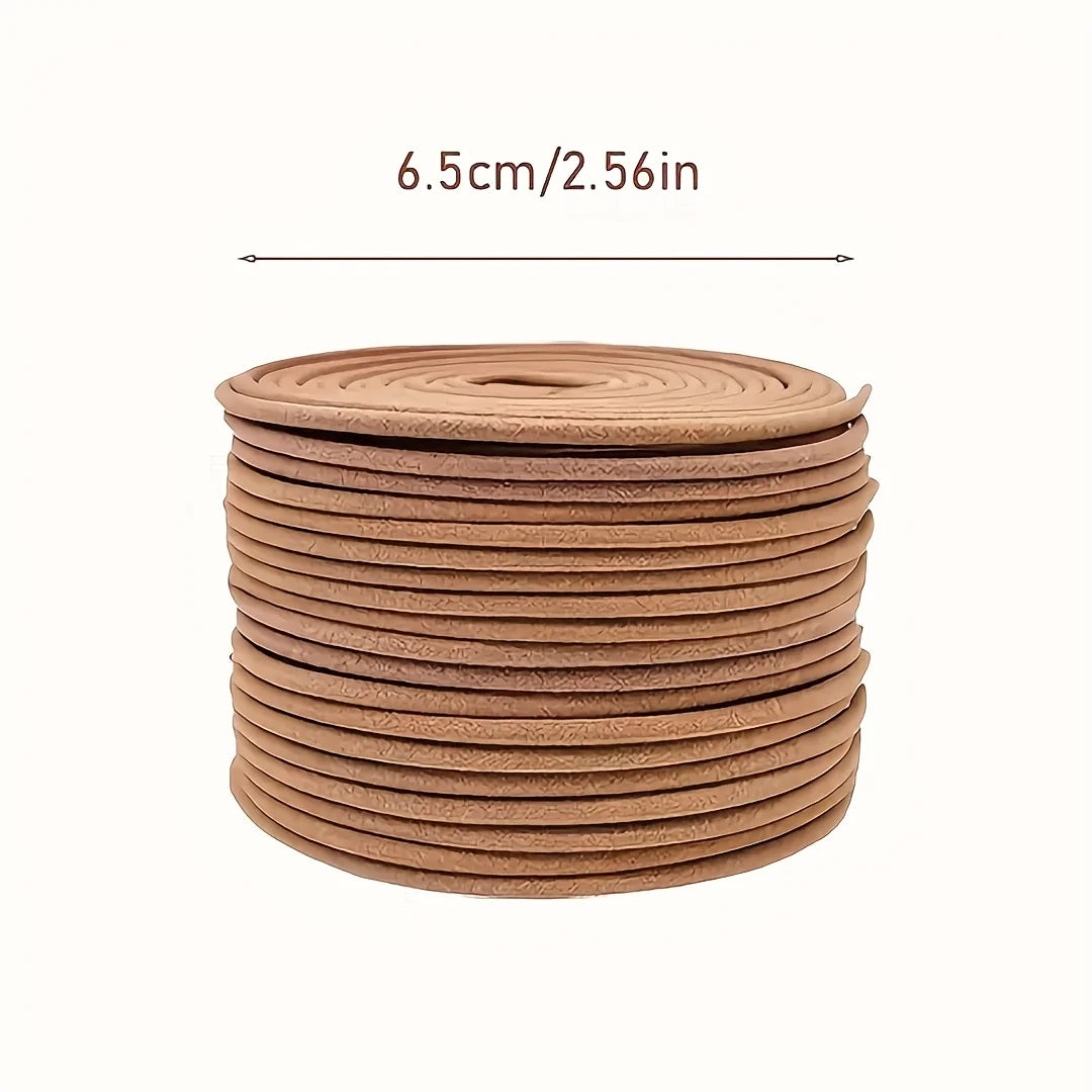 High-Quality Coffee Coil Incense, Premium Scented Home Fragrance with a Stand, Suitable for Yoga, Meditation, And Home Air Purif