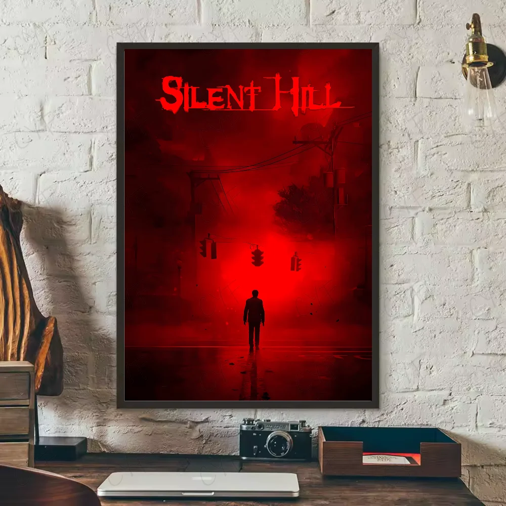 Hot Classic Silent Hill 3 Game anime Poster HD art sticky wall waterproof home living room bedroom bar aesthetic decoration