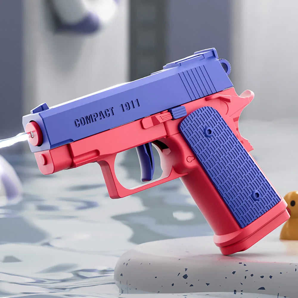 Children Summer M1911 Water Gun non Electric Pistol High-pressure Full Automatic Shooting Water Beach Toy Gun For Kids Boys Girl