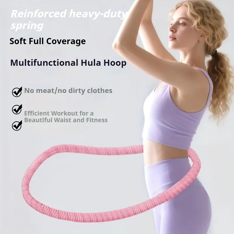 Spring soft silent hula hoop, full coverage without hurting waist, new fitness trend, abdominal sweating, strengthen the abdomen