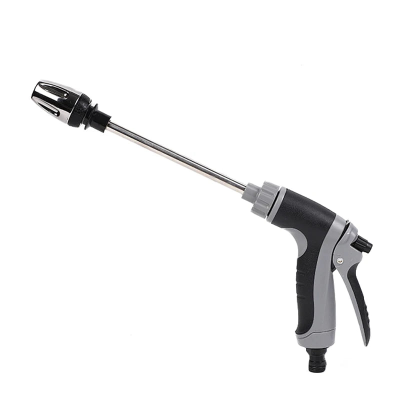 High Pressure Long Pole Car Wash Water Gun, Household Car Wash Tool, Metal Extension Pole, Rubber Coating, Gardening Tool