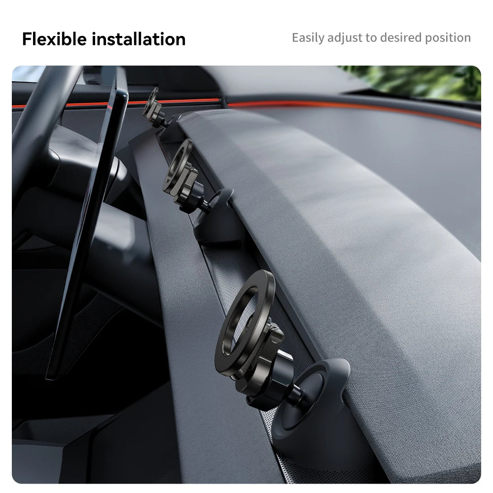 YZ For Tesla Magnetic Car Phone Holder 2025 Model 3 Y Highland Juniper Air Vent Mount Car Bracket Stand 360 Degree Rotatable