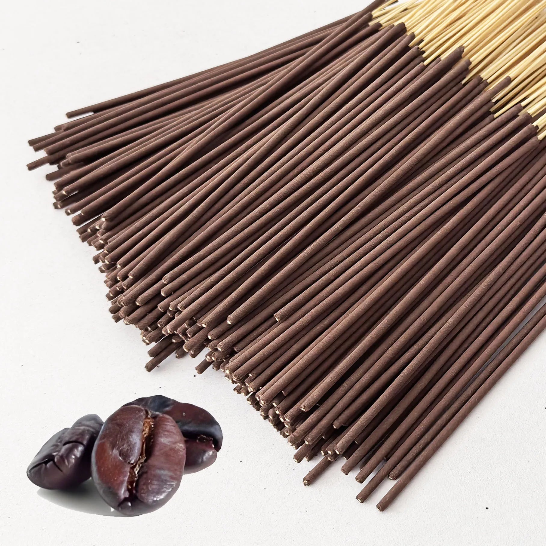 11/77/141Pcs, High-Grade Coffee-Scented Incense Sticks, Made of Natural Fragrance Powder, More Suitable for Those Who Love the Coffee Scent, a Must-Have for Home with Long-Lasting Fragrance