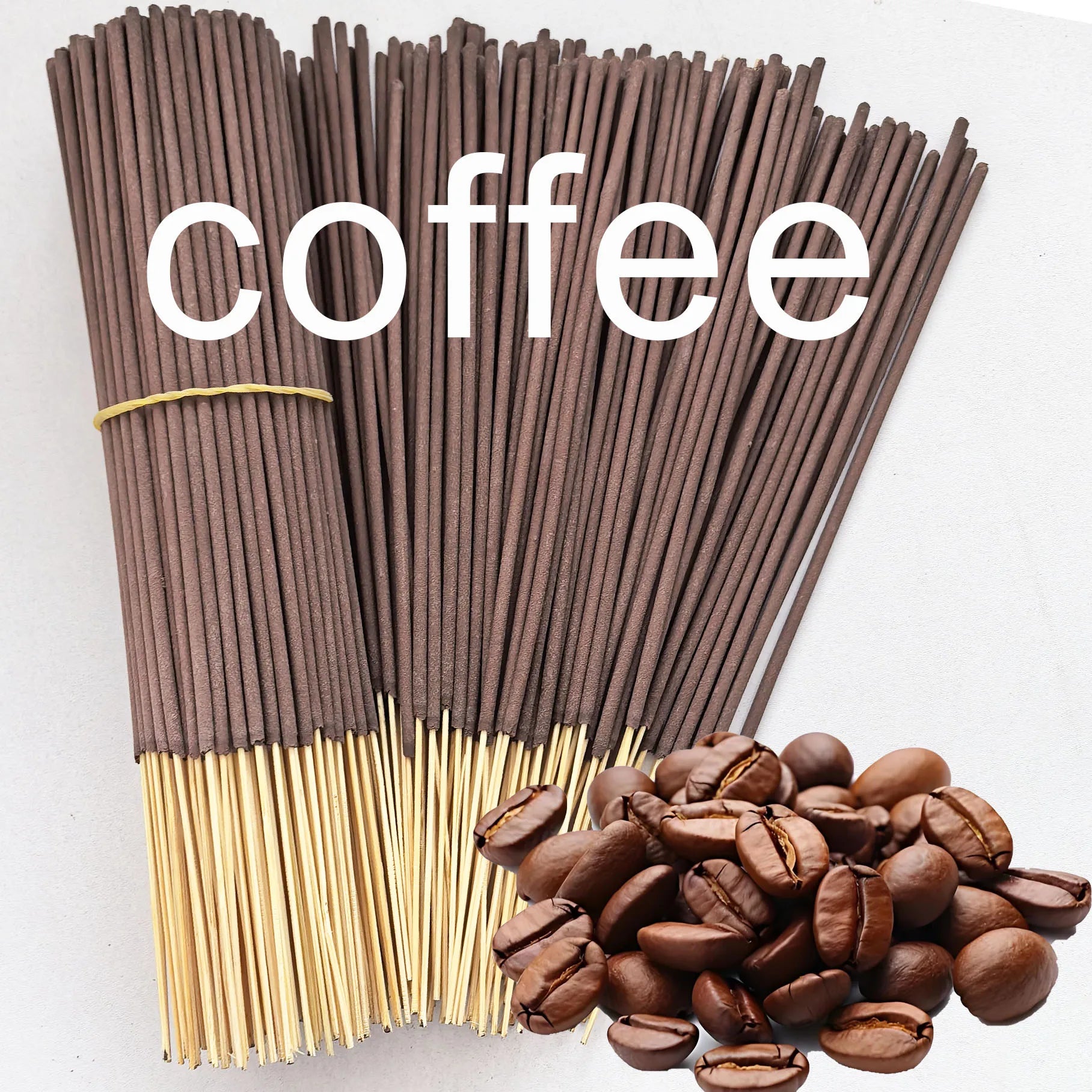 11/77/141Pcs, High-Grade Coffee-Scented Incense Sticks, Made of Natural Fragrance Powder, More Suitable for Those Who Love the Coffee Scent, a Must-Have for Home with Long-Lasting Fragrance