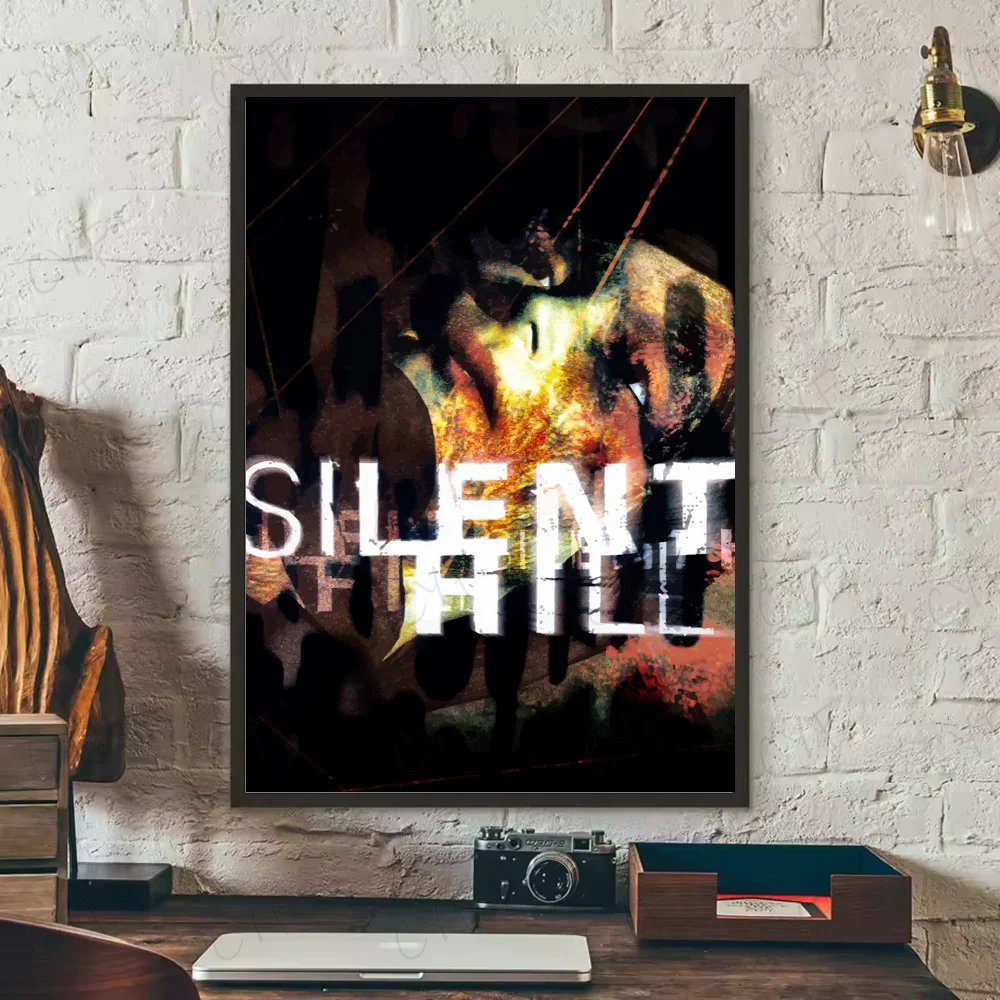 Hot Classic Silent Hill 3 Game anime Poster HD art sticky wall waterproof home living room bedroom bar aesthetic decoration