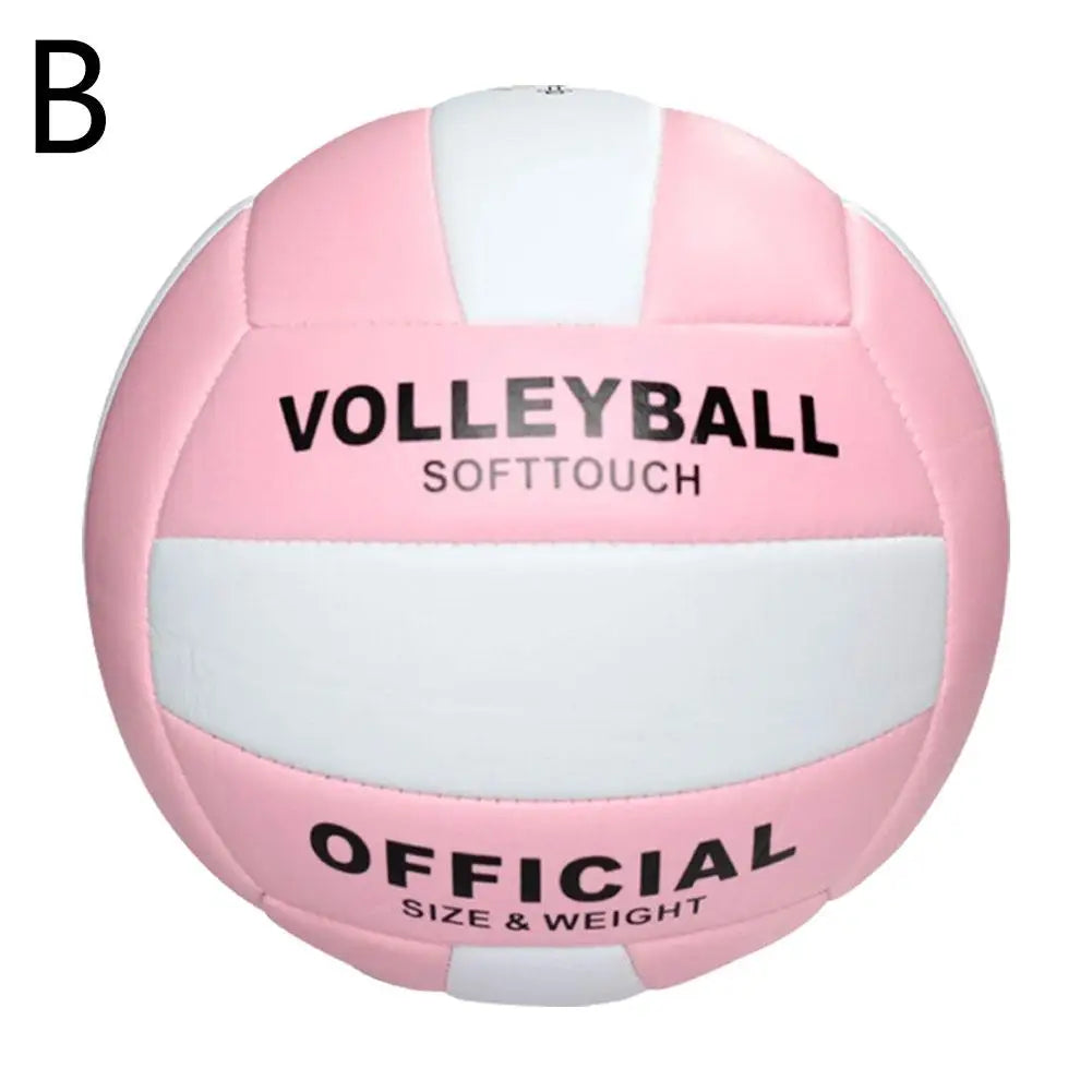 Official Size 5 Volleyball, Soft Indoor Outdoor Volleyball For Game Gym Training Beach Play Volleyballs For Beginner Teenager