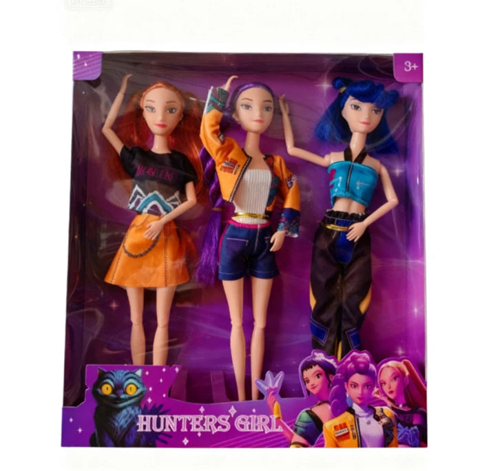 2025 HOT Anime Demon Hunters Doll Toys Rumi Mira Zoey Beautiful Princess Baby Girl Dolls Surprise Birthday Gifts for Girls