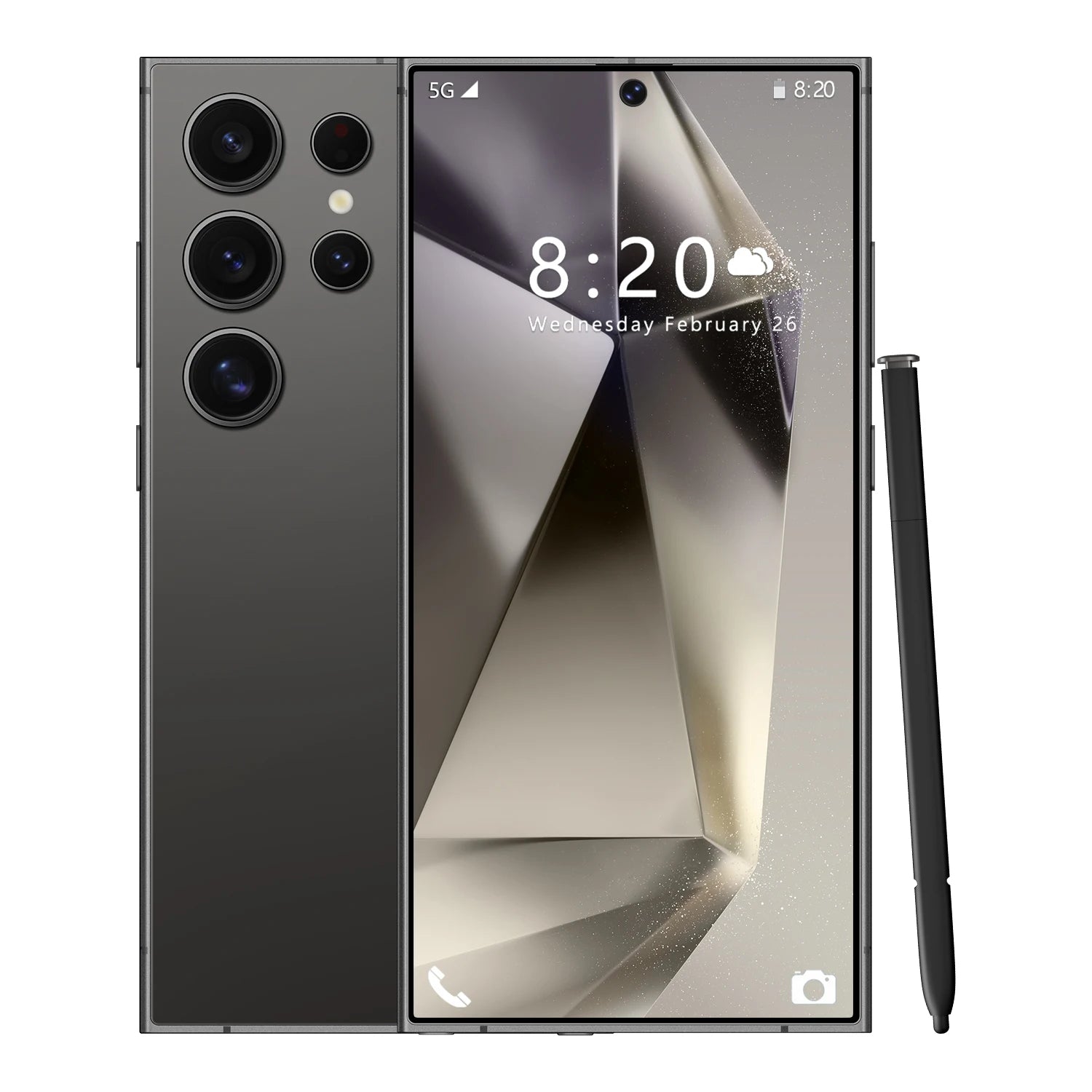 S24 Ultra,Smartphone Android,6.8 inch,8GB RAM,256GB，512GB 1TB ROM,Dual SIM,Mobile phone,Google Play Store,24+48MP,5500mAh