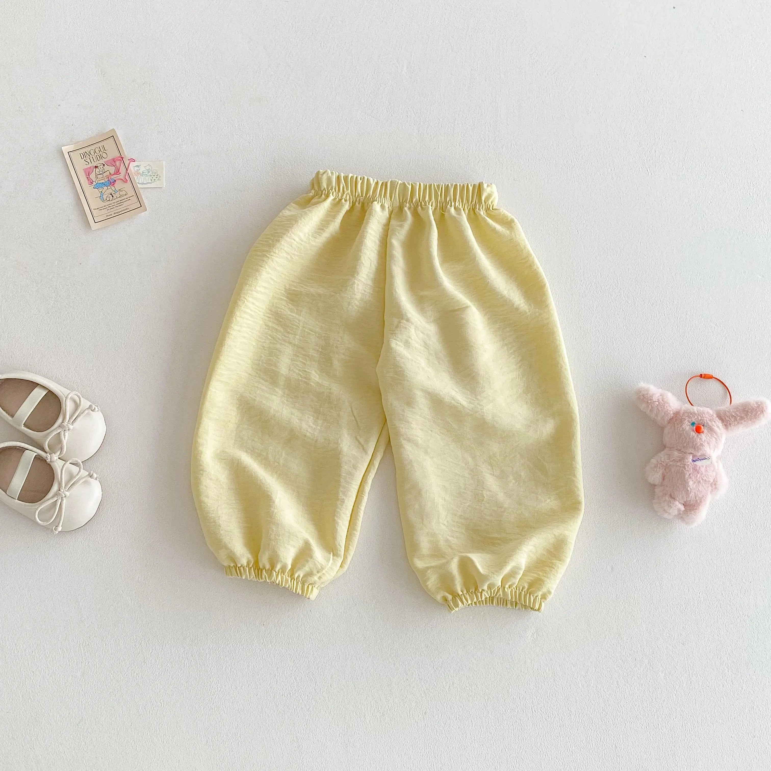 Outdoor Toddler Girls Summer Fashion Thin Loose Full Length Pants New Designer Printing Trousers Baby Unisex Cute Harem Pants