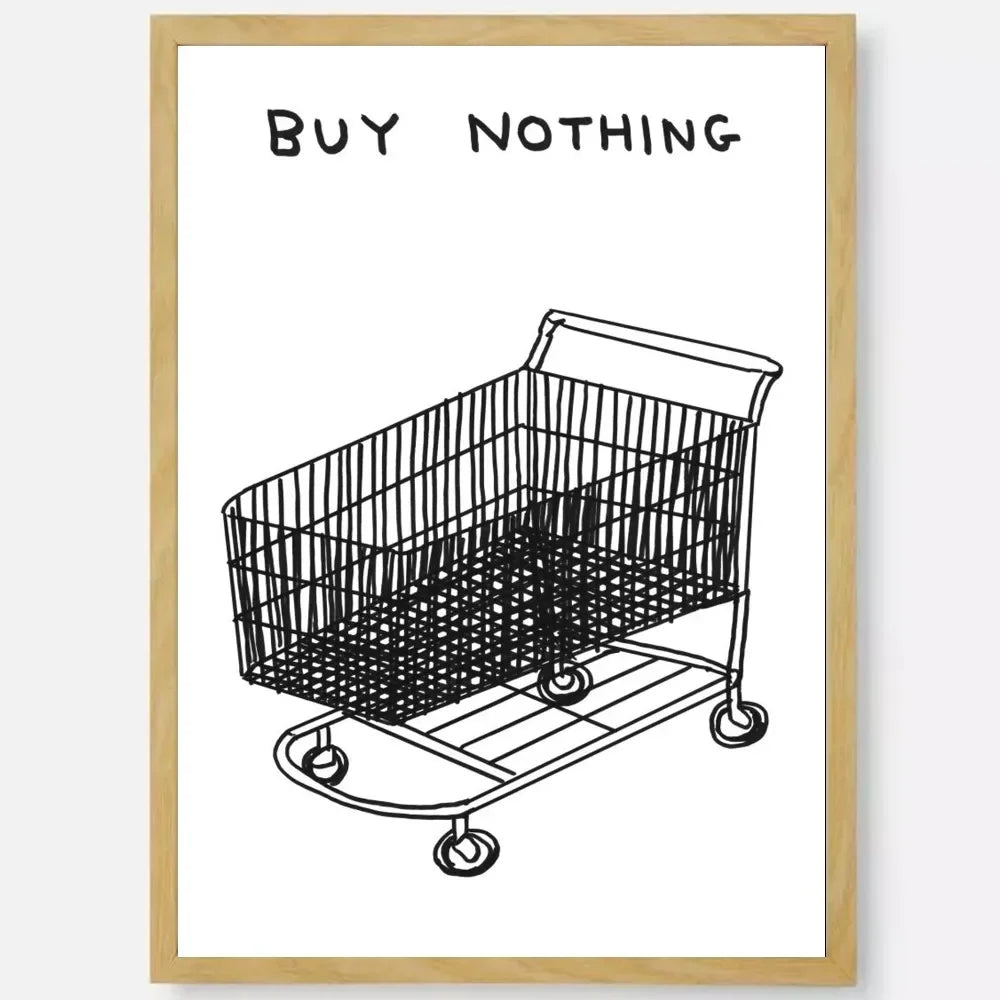 David Shrigley Art Canvas Prints Poster Modern Minimalism Funny Art Prints Living Room Bedroom Wall Art Home Decor Art Poster
