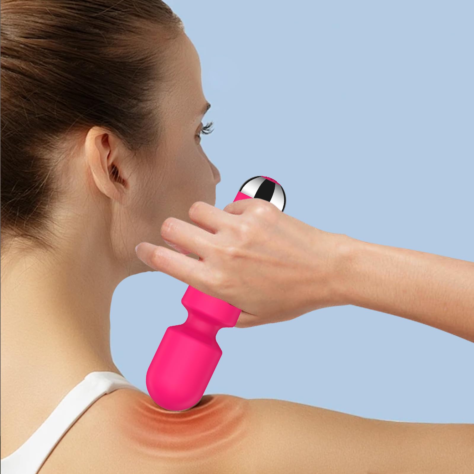 Portable Wireless Massager - 8 Speeds, 20 Modes, for Neck, Back, Arms, and Legs Muscle Relaxation