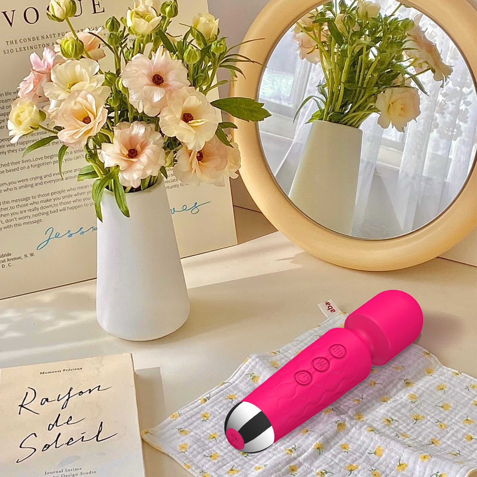 Portable Wireless Massager - 8 Speeds, 20 Modes, for Neck, Back, Arms, and Legs Muscle Relaxation