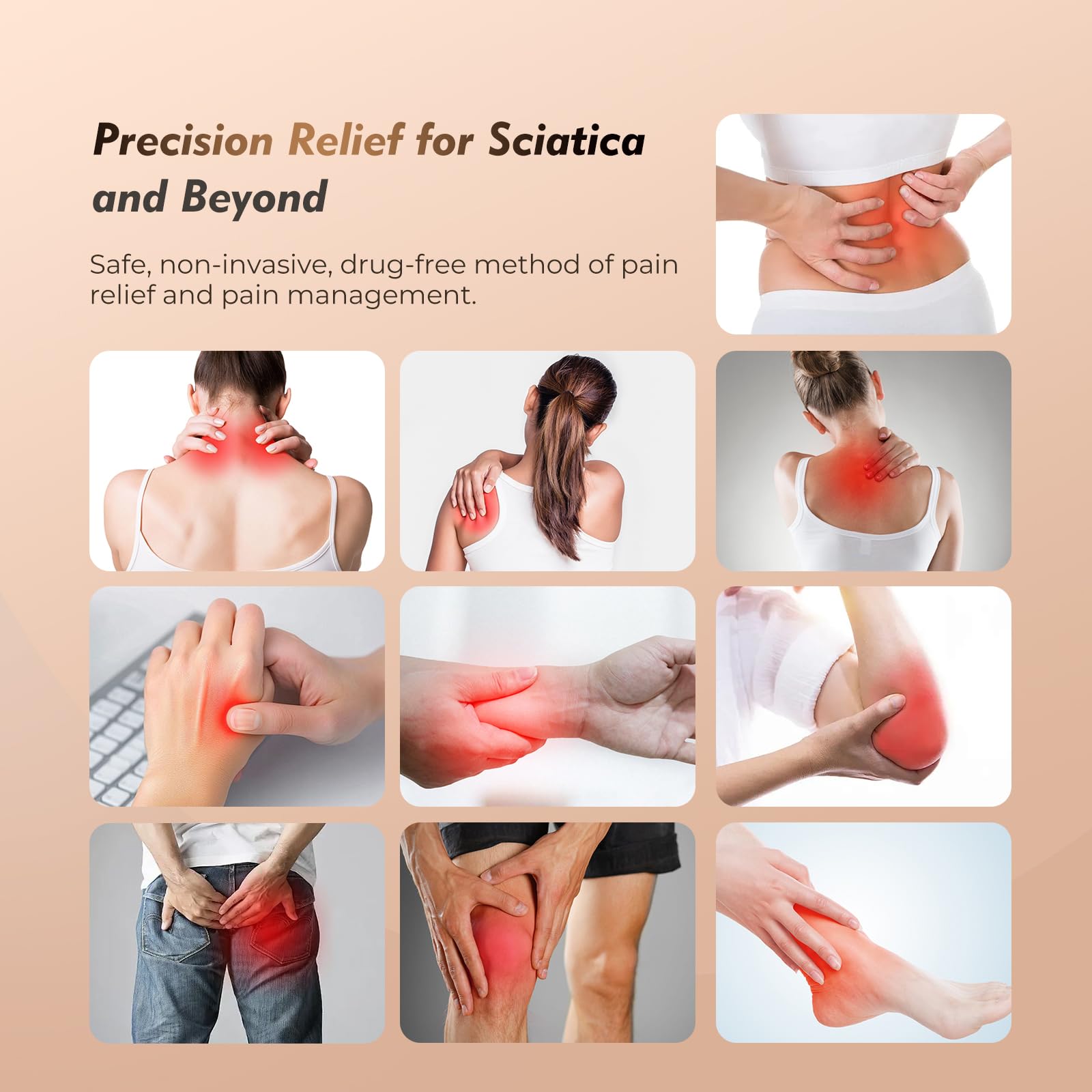 35-Speed 3-in-1 Lymphatic Drainage Massager - Cellulite Massage Tool for Legs, Arms, Belly | Anti Cellulite Massage Tool w/ Microcurrent, Heat, Vibration | Body Sculpting & Skin Renewal